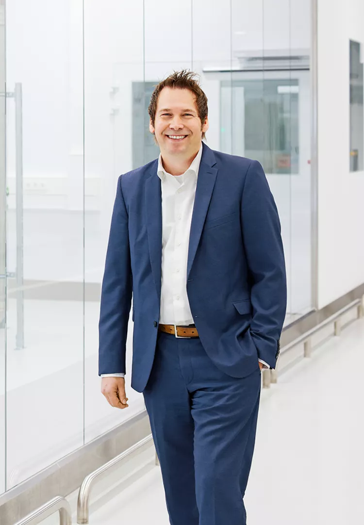 Horst Schmidt, Leiter des Geschäftsbereichs Power & Vacuum bei Siemens Healthineers