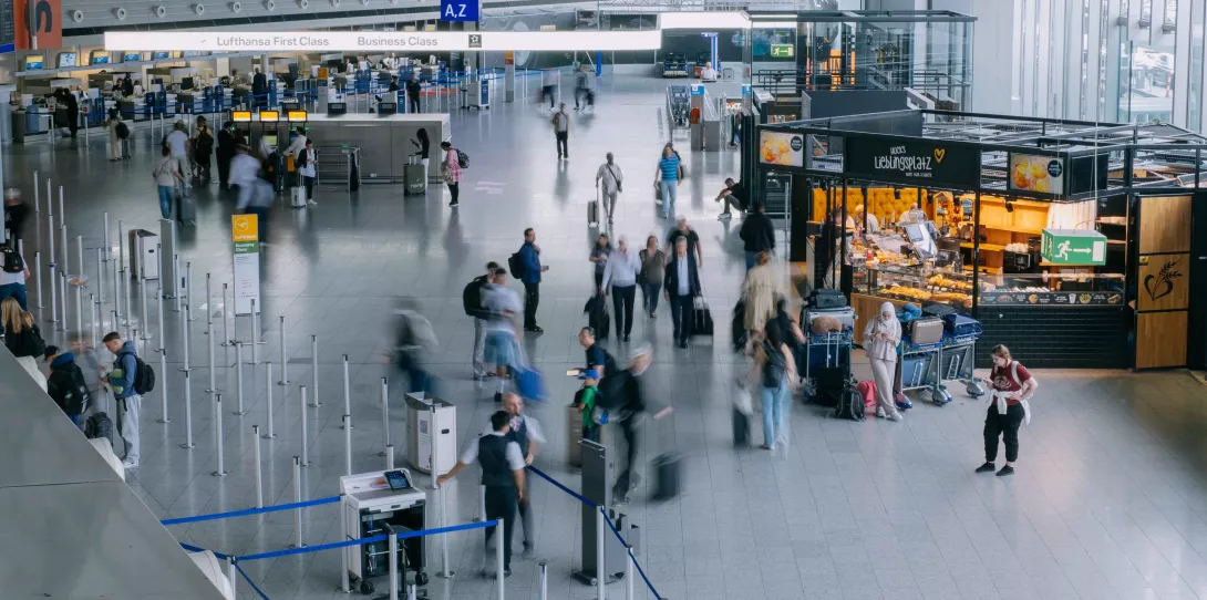 Frankfurt Flughafen FRAAlliance Terminalhalle