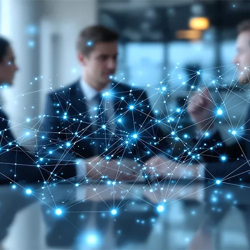 AI in Consultancies meeting room with people