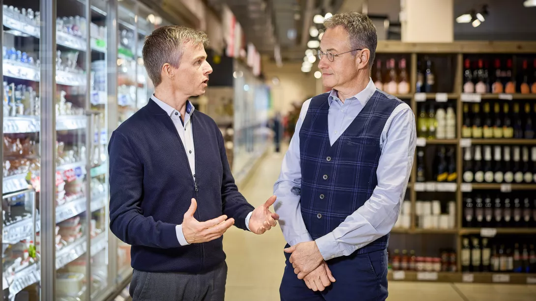 Dr. Marcus Krapp und Florian Haasis im Gespräch