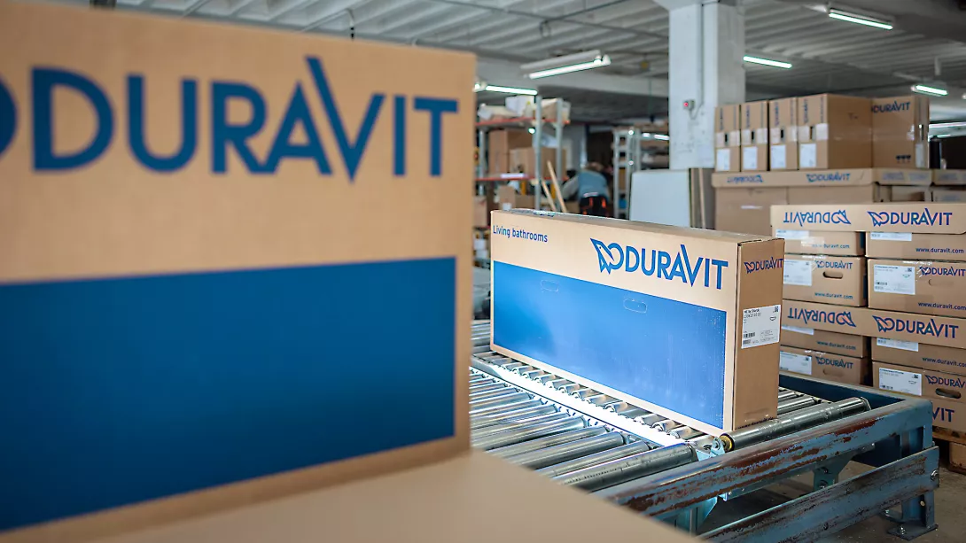 Für den Versand der Produkte von Duravit werden Verpackungskartonagen mit dem maximal möglichen Recyclinganteil verwendet. 