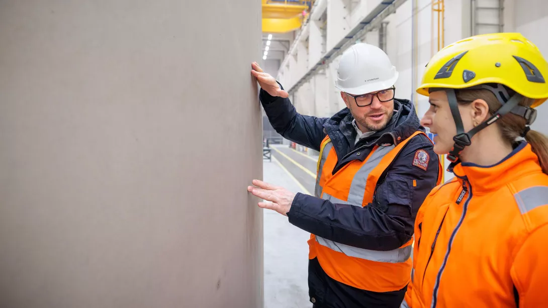Produktion von Windrädern