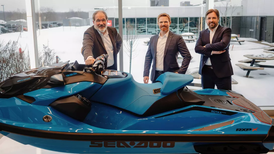 Thomas Uhr, Chief Technology Officer at BRP, Joshua Miller, Associate Partner at Porsche Consulting USA, Gregor Harman, Managing Director at Porsche Consulting USA